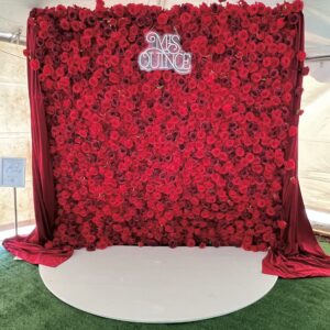 Flower Wall - Red