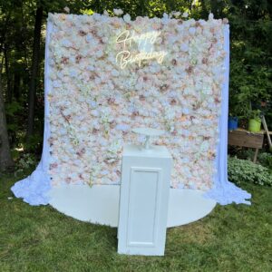 Flower Wall - Blush & Dusty pink