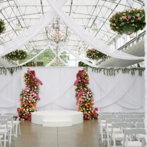 Colorful Garden Ceremony