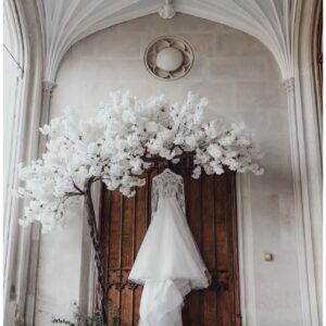 White Curved Top Tree