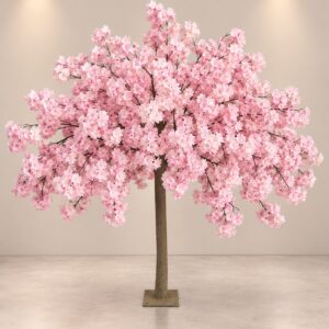 Pink Straight Branch Tree