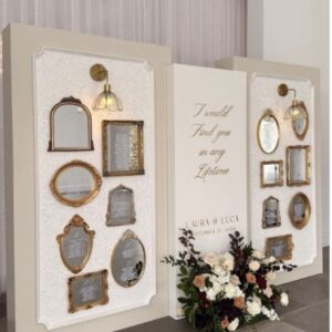 Vintage Mirror Seating Chart