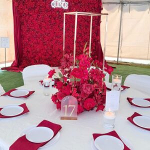 Red Flowers Photo Booth