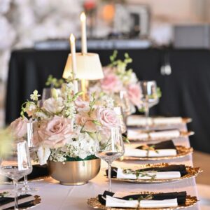 Gold Bowl centerpiece