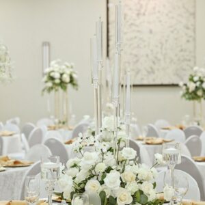 Crystal Greenery Centerpiece