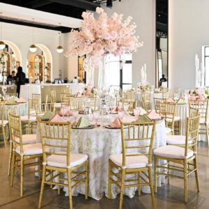 Pink centerpiece