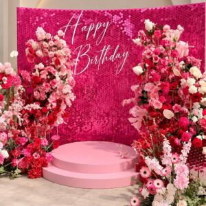 Pink Shimmer Wall